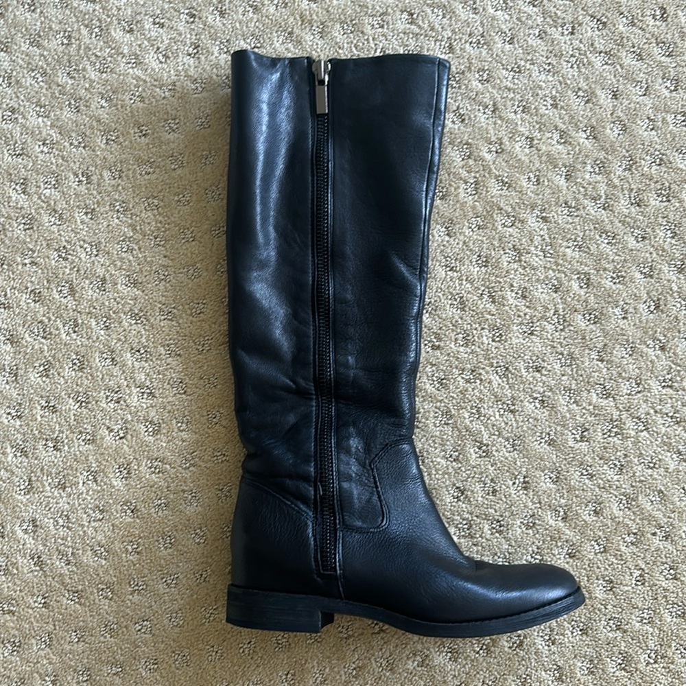 Kenneth Cole, black leather boots
